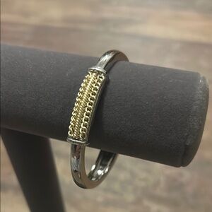 Elegant Gold and Silver Bracelet